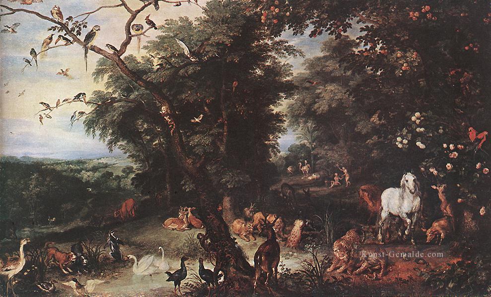 The Original Sin flämisch Jan Brueghel der Ältere Ölgemälde